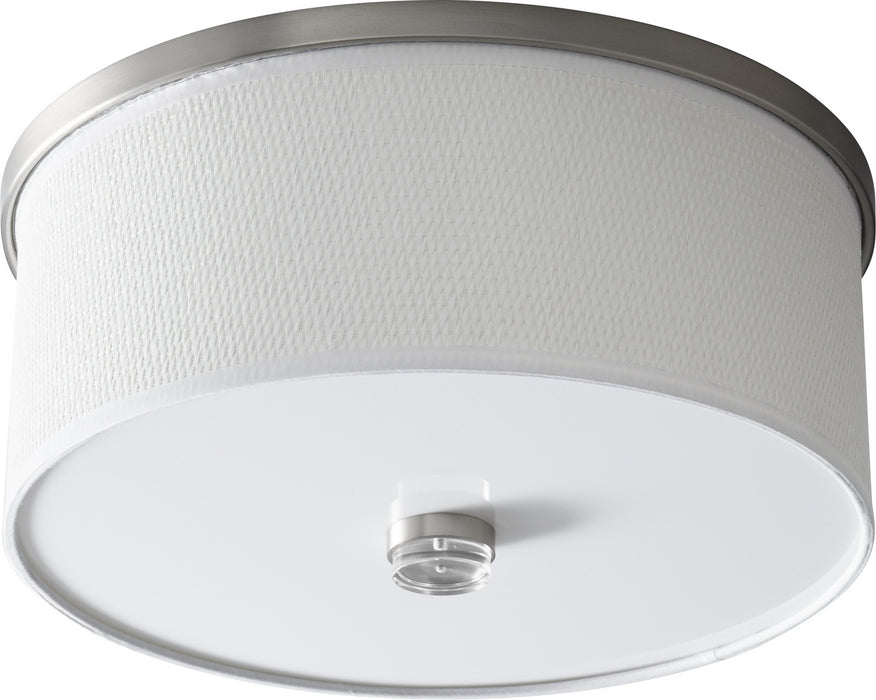 Oxygen 3-695-24 LED Ceiling Mount, Satin Nickel W/ White Grass