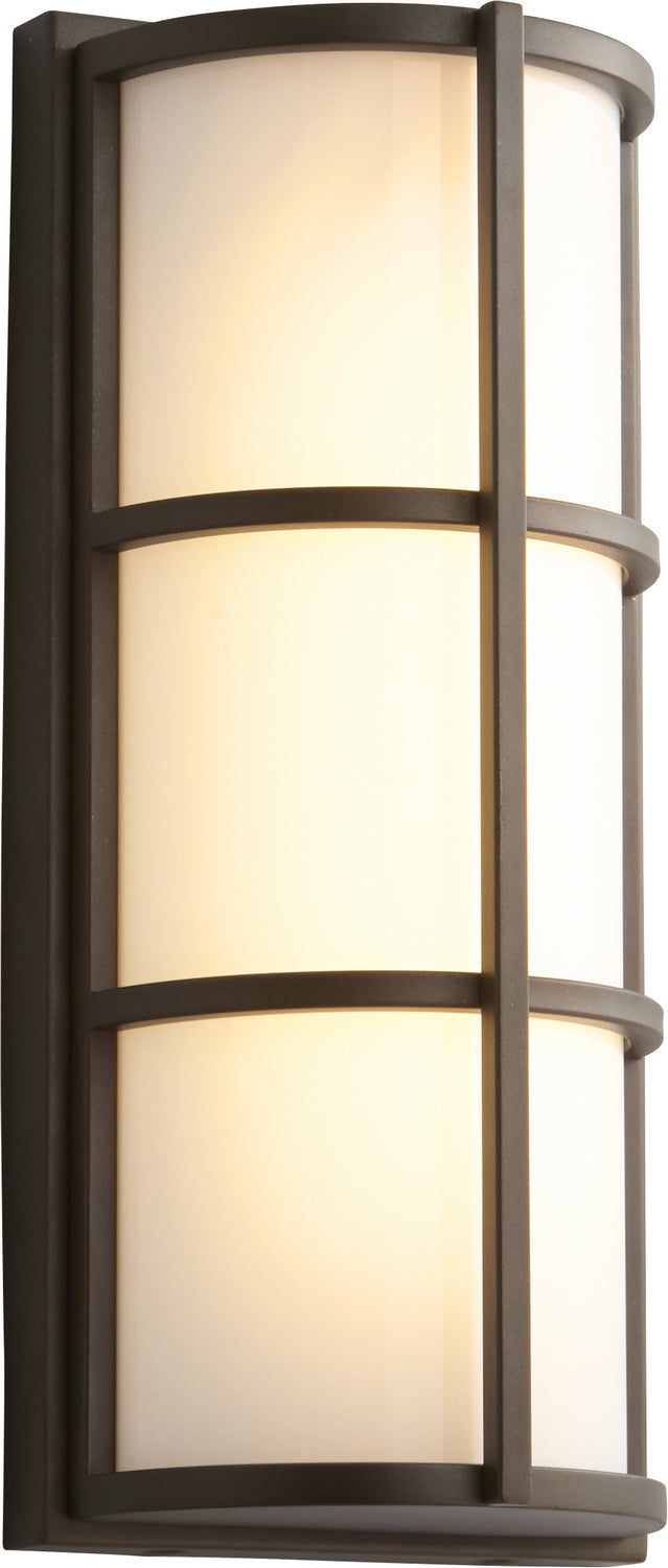 Quorum 3-712-222 LED Outdoor Lantern, Oiled Bronze