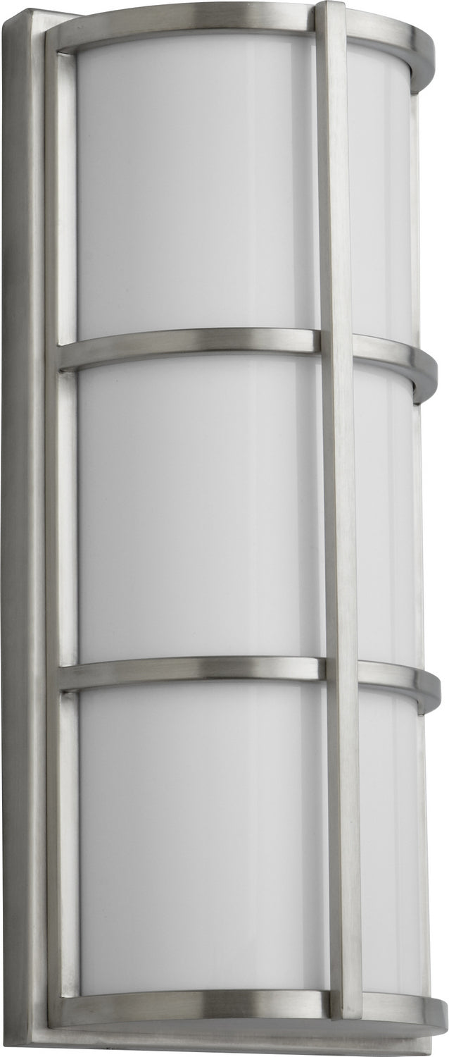 Quorum 3-712-224 LED Outdoor Lantern, Satin Nickel