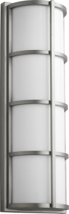 Oxygen 3-713-224 LED Outdoor Lantern, Satin Nickel