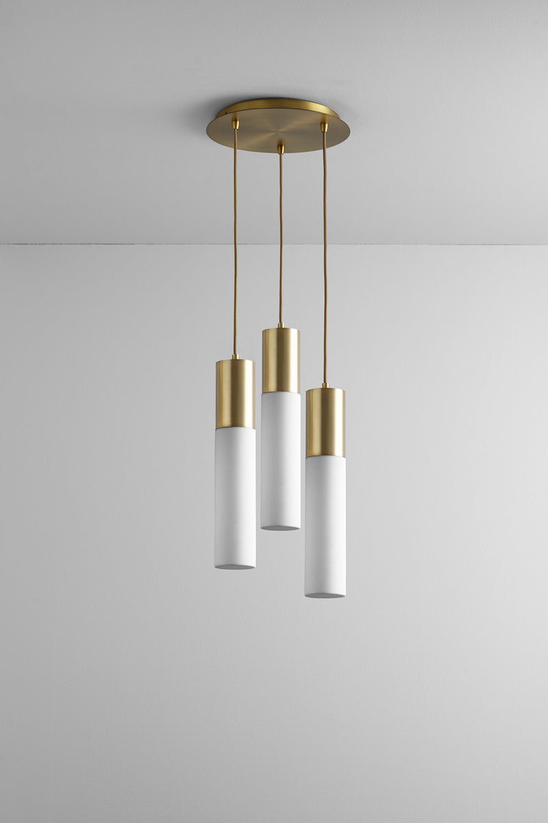 Quorum 3-8-6340 Canopy, Aged Brass