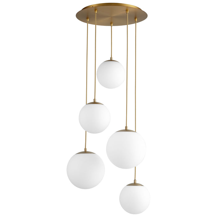 Oxygen 3-8-6540 Canopy, Aged Brass