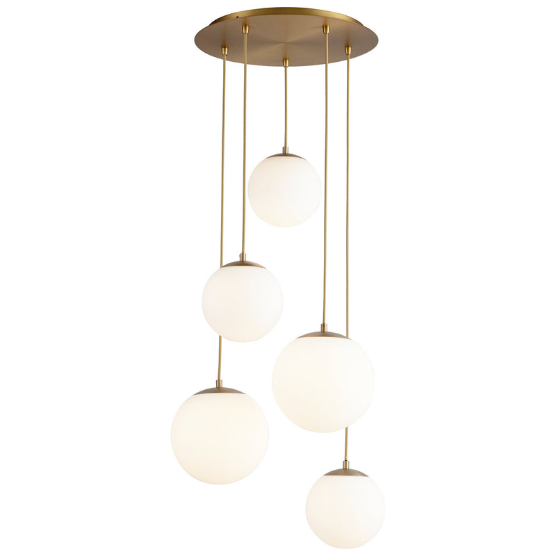 Quorum 3-8-6540 Canopy, Aged Brass
