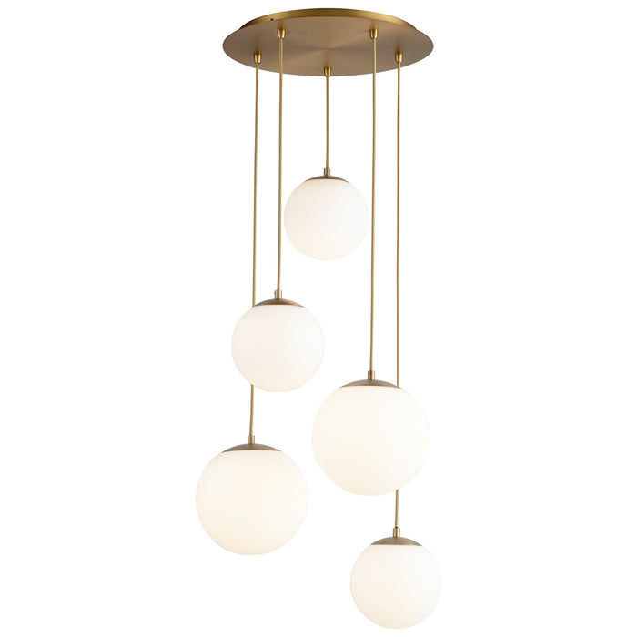 Oxygen 3-8-6540 Canopy, Aged Brass