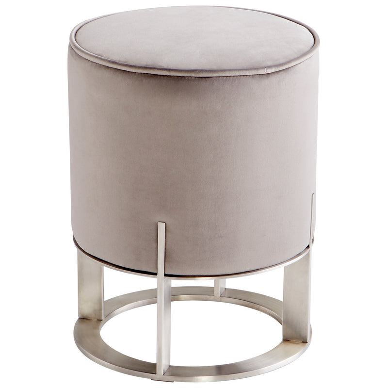 Cyan 09593 Ottoman, Brushed Stainless Steel