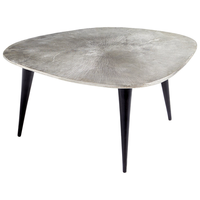 Cyan 09713 Side Table, Raw Nickel And Bronze