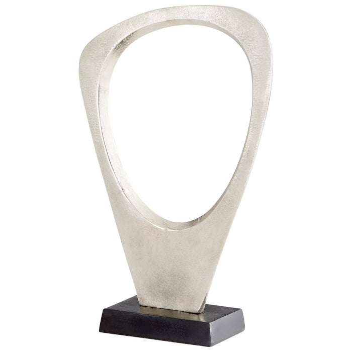 Cyan 09715 Sculpture, Raw Nickel And Bronze