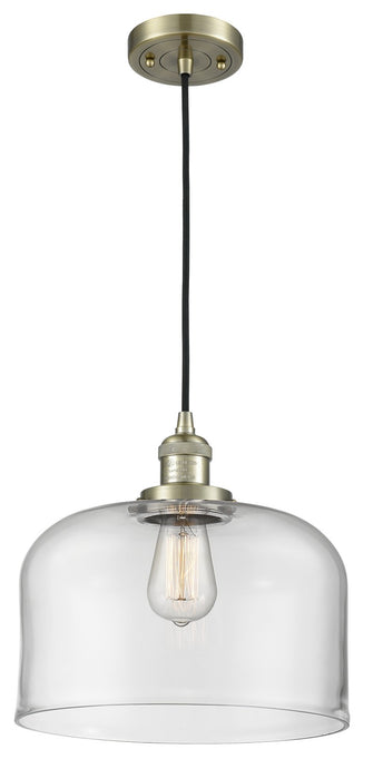 Innovations 201C-AB-G72-L-LED LED Mini Pendant, Antique Brass