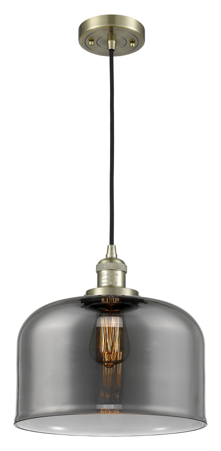 Innovations 201C-AB-G73-L-LED LED Mini Pendant, Antique Brass
