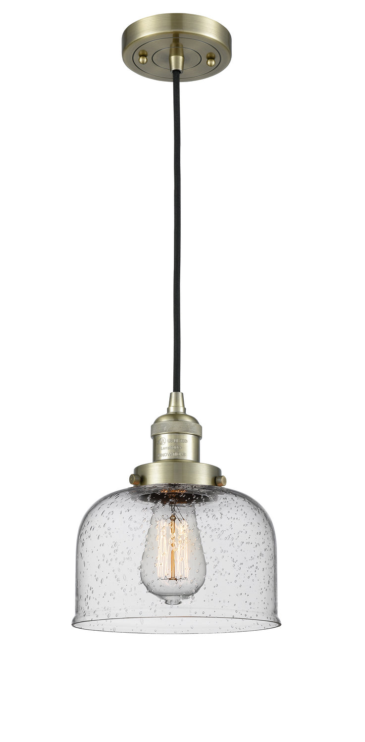 Innovations 201C-AB-G74-LED LED Mini Pendant, Antique Brass