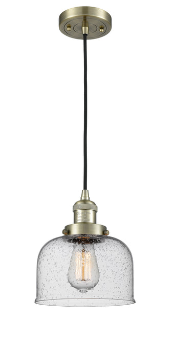 Innovations 201C-AB-G74-LED LED Mini Pendant, Antique Brass