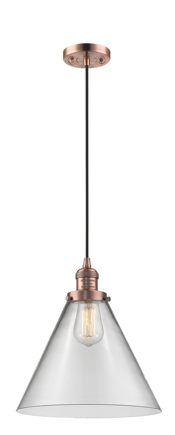 Innovations 201C-AC-G42-L-LED LED Mini Pendant, Antique Copper
