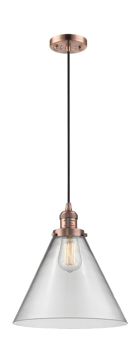 Innovations 201C-AC-G42-L-LED LED Mini Pendant, Antique Copper