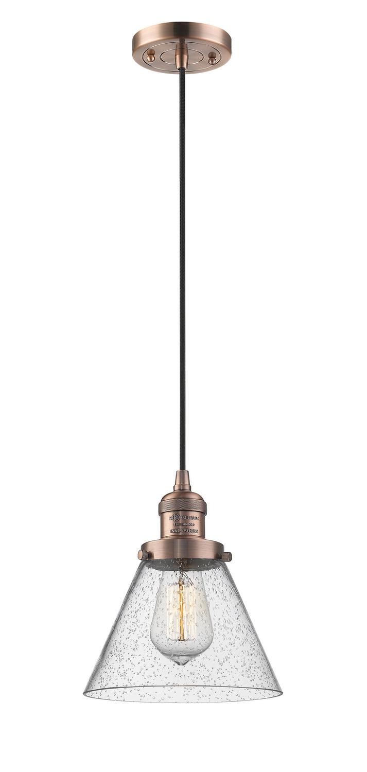 Innovations 201C-AC-G44-LED LED Mini Pendant, Antique Copper