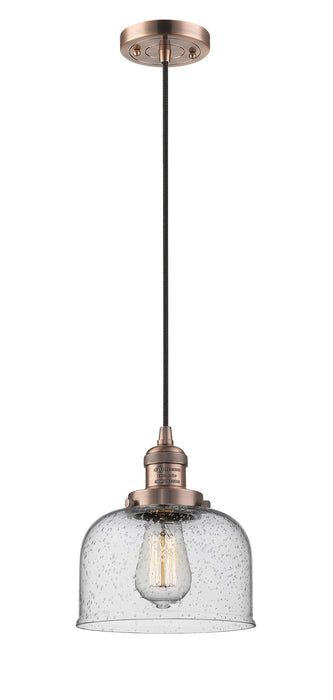 Innovations 201C-AC-G74-LED LED Mini Pendant, Antique Copper