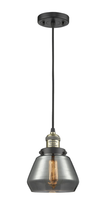 Innovations 201C-BAB-G173 One Light Mini Pendant, Black Antique Brass