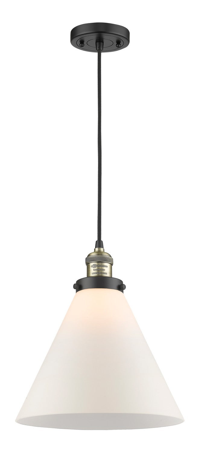 Innovations 201C-BAB-G41-L-LED LED Mini Pendant, Black Antique Brass