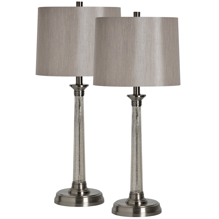 Renwil COS336 One Light Table Lamp, Satin Nickel