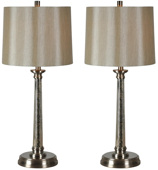 Renwil COS336 One Light Table Lamp, Satin Nickel