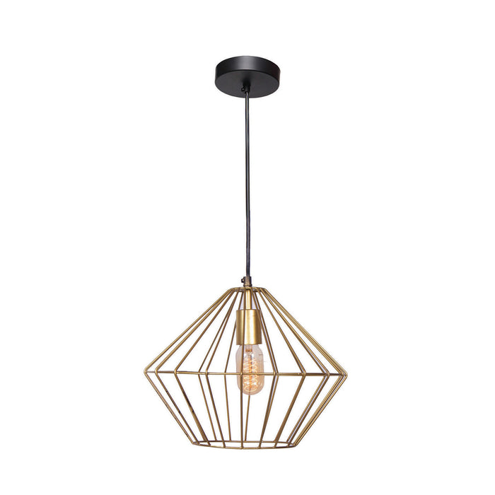 Renwil LPC137 One Light Ceiling Fixture, Gold Powder Coating