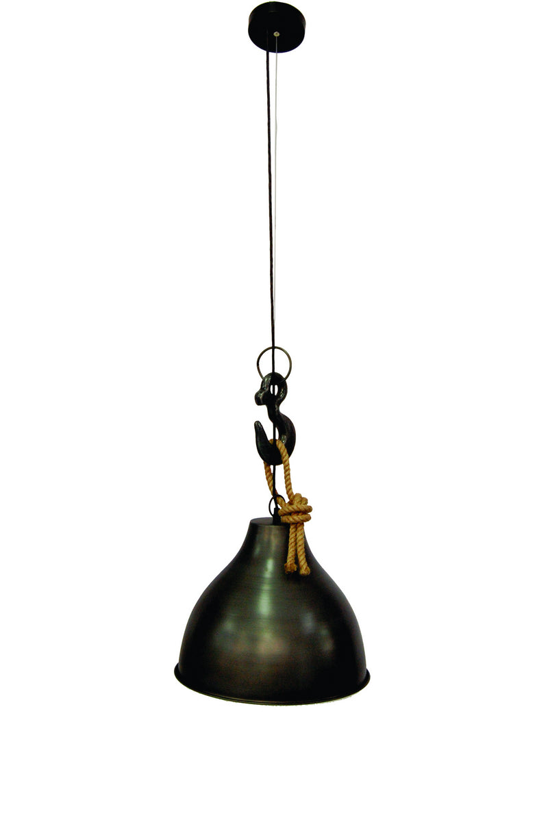 Renwil LPC149 One Light Ceiling Fixture, Antique Zinc
