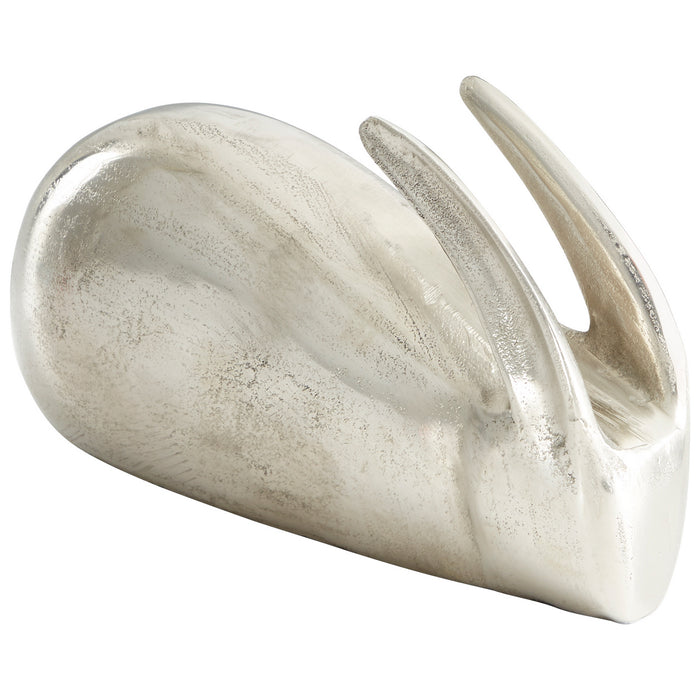 Cyan 09731 Sculpture, Raw Nickel