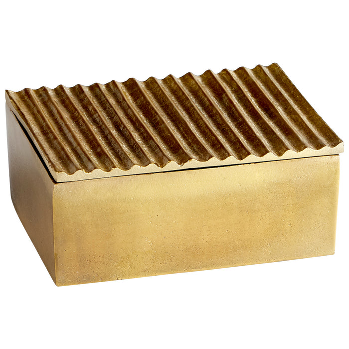 Cyan 09736 Container, Antique Brass