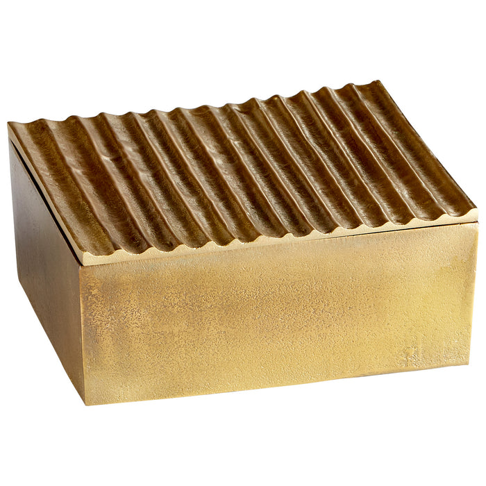 Cyan 09737 Container, Antique Brass