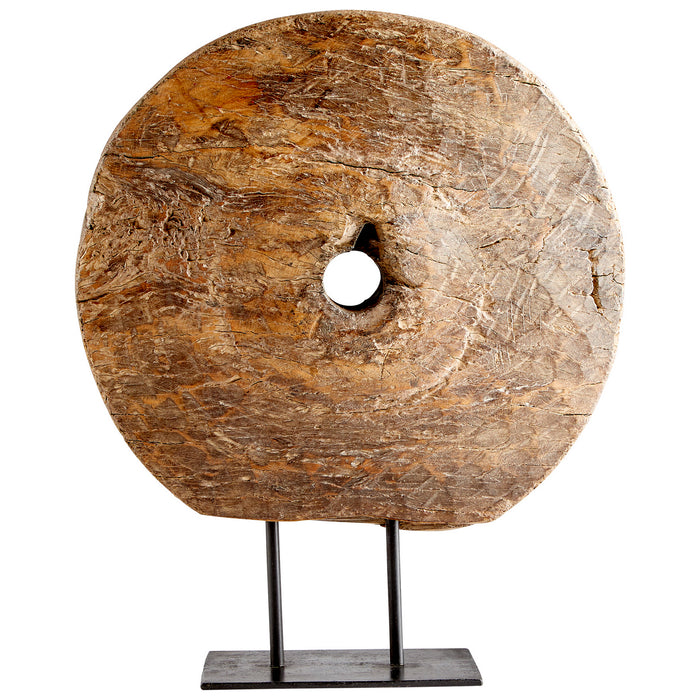 Cyan 09758 Sculpture, Rustic And Matt Black
