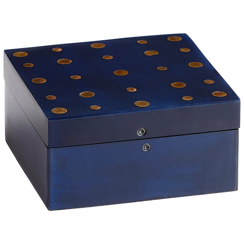 Cyan 09788 Container, Black And Brass