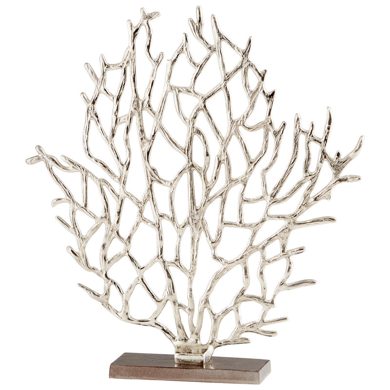 Cyan 09813 Sculpture, Nickel And Bronze