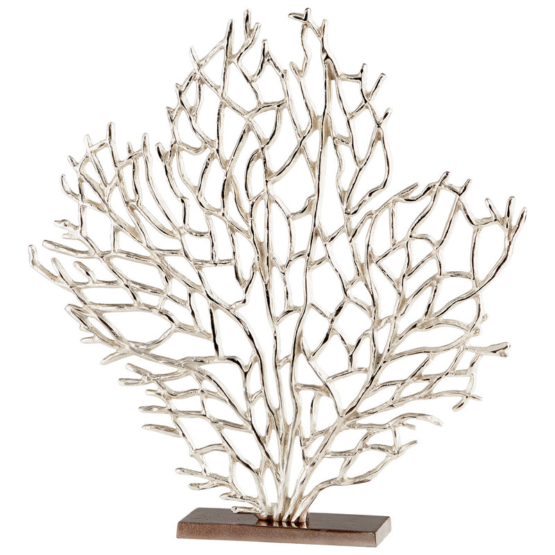 Cyan 09814 Sculpture, Nickel And Bronze