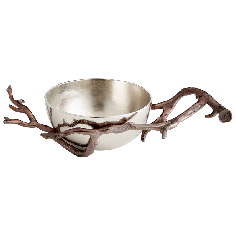 Cyan 09823 Bowl, Nickel And Bronze