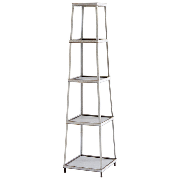 Cyan 09849 Etagere, Galvanized Metal And Brown