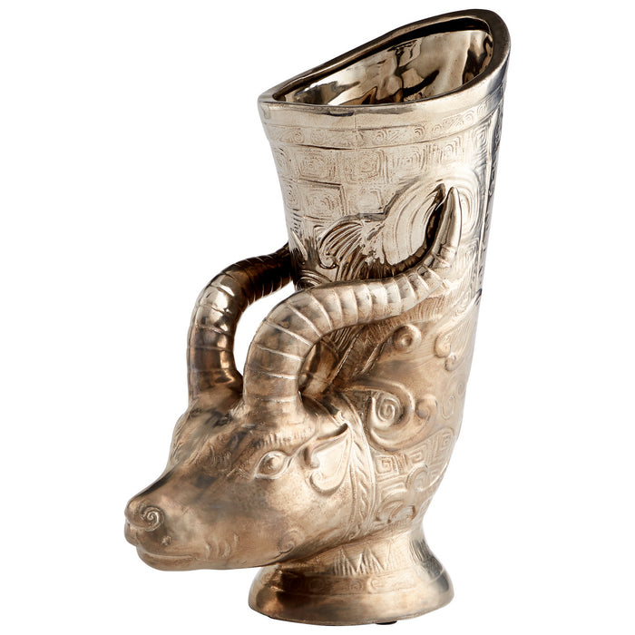 Cyan 09857 Vase, Polished Pewter