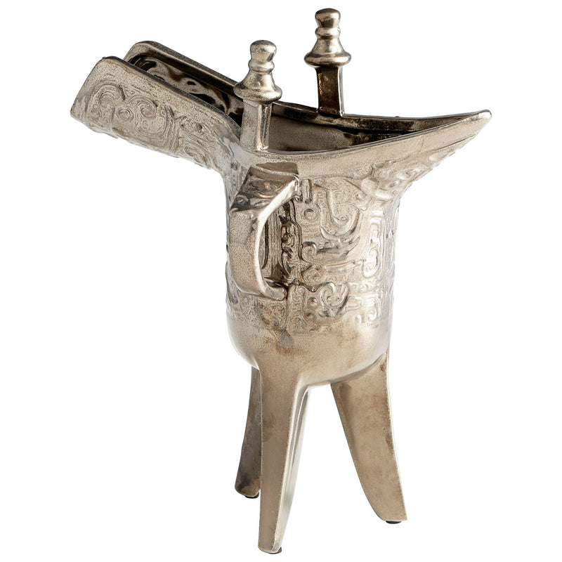 Cyan 09860 Vase, Polished Pewter