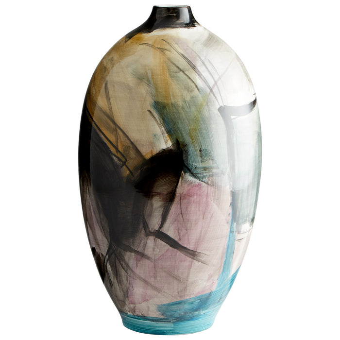 Cyan 09885 Vase, Multi Colored Blue
