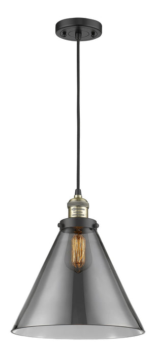 Innovations 201C-BAB-G43-L-LED LED Mini Pendant, Black Antique Brass