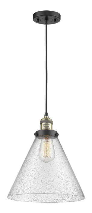 Innovations 201C-BAB-G44-L-LED LED Mini Pendant, Black Antique Brass