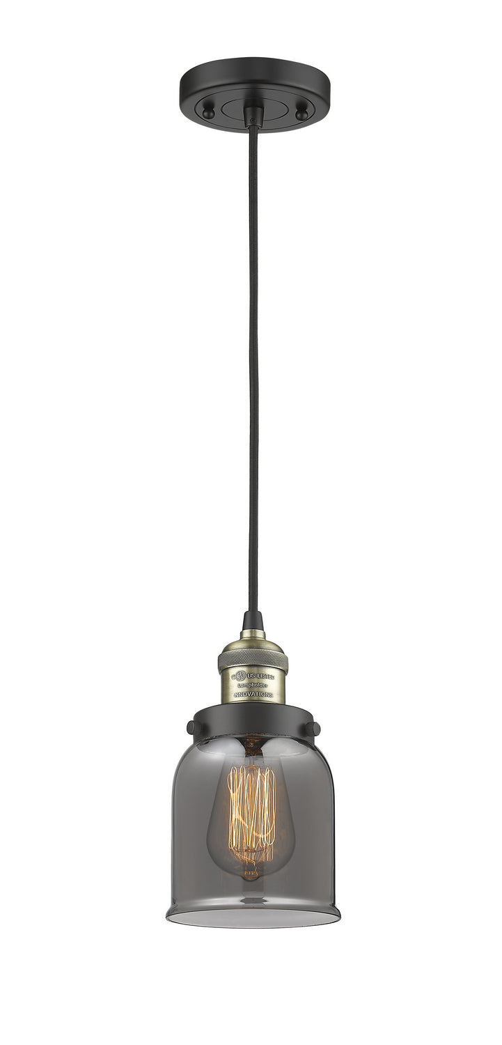 Innovations 201C-BAB-G53 One Light Mini Pendant, Black Antique Brass
