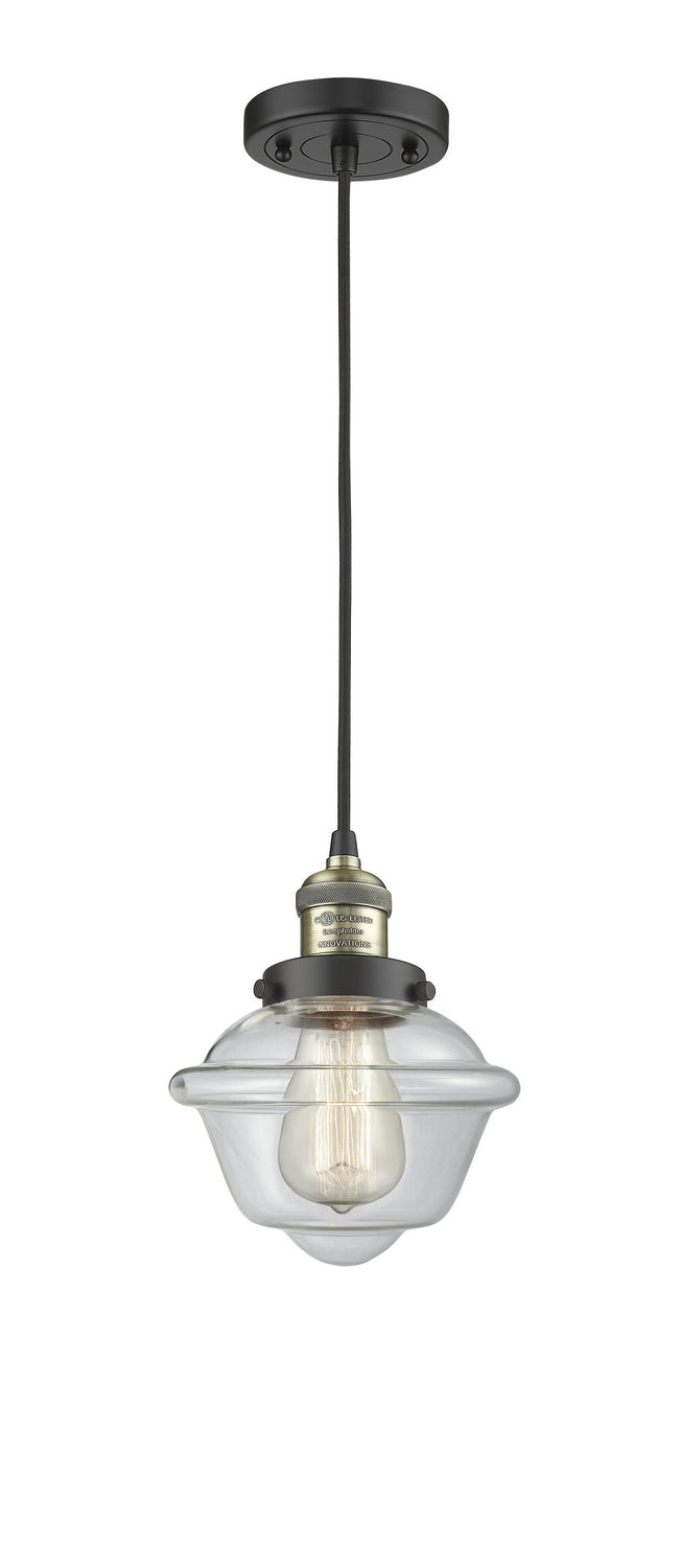 Innovations 201C-BAB-G532 One Light Mini Pendant, Black Antique Brass