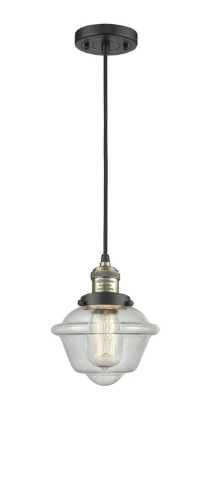 Innovations 201C-BAB-G534 One Light Mini Pendant, Black Antique Brass