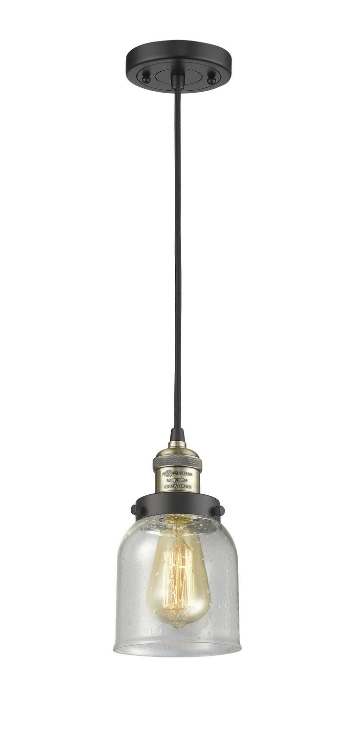 Innovations 201C-BAB-G54-LED LED Mini Pendant, Black Antique Brass