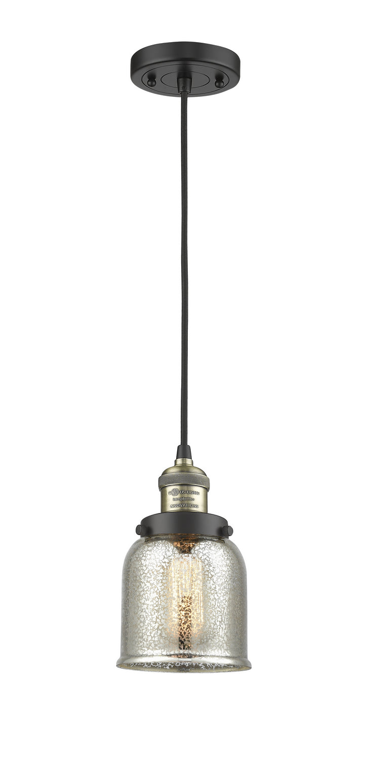 Innovations 201C-BAB-G58 One Light Mini Pendant, Black Antique Brass