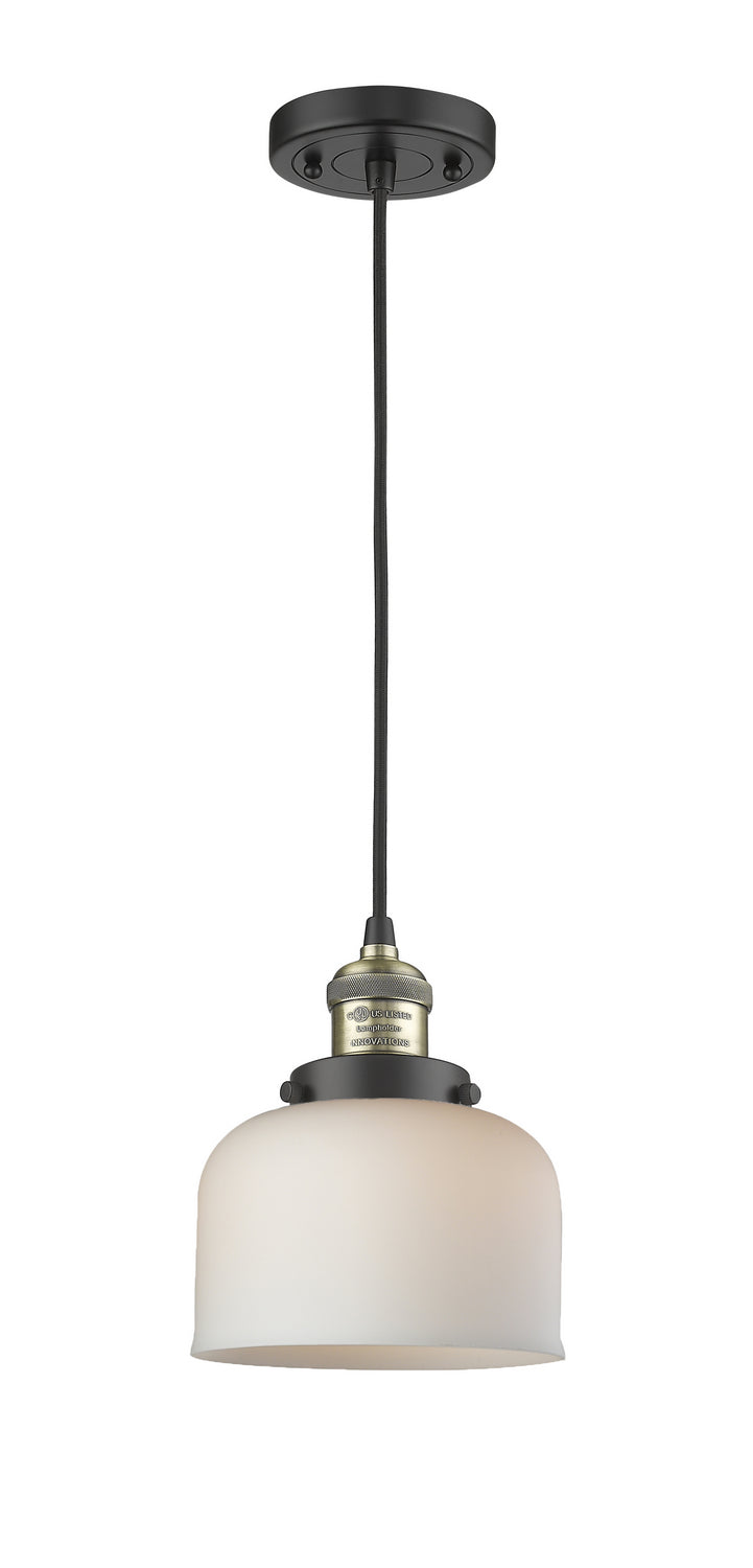 Innovations 201C-BAB-G71-LED LED Mini Pendant, Black Antique Brass