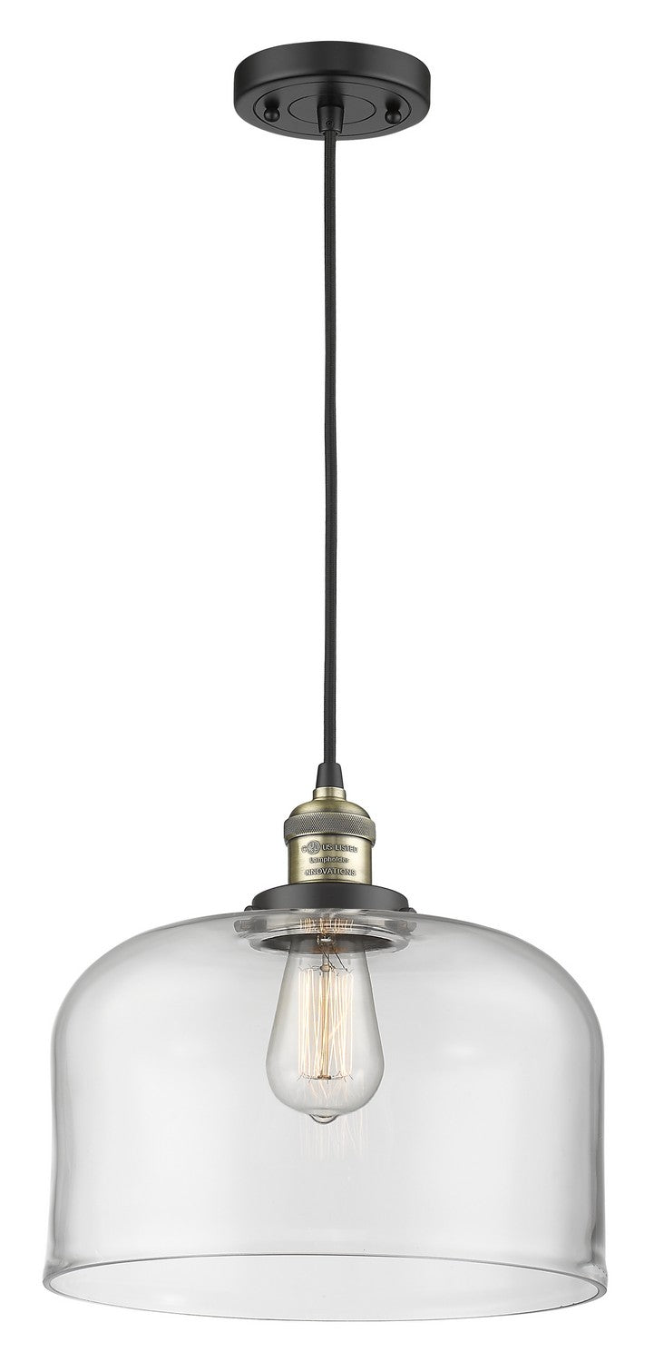 Innovations 201C-BAB-G72-L One Light Mini Pendant, Black Antique Brass