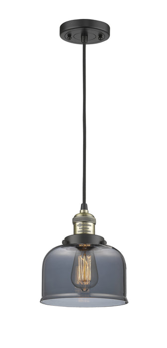 Innovations 201C-BAB-G73 One Light Mini Pendant, Black Antique Brass