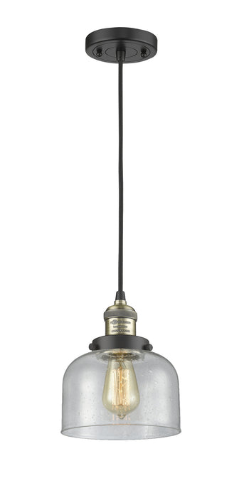 Innovations 201C-BAB-G74-LED LED Mini Pendant, Black Antique Brass