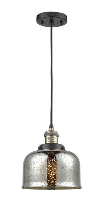Innovations 201C-BAB-G78 One Light Mini Pendant, Black Antique Brass