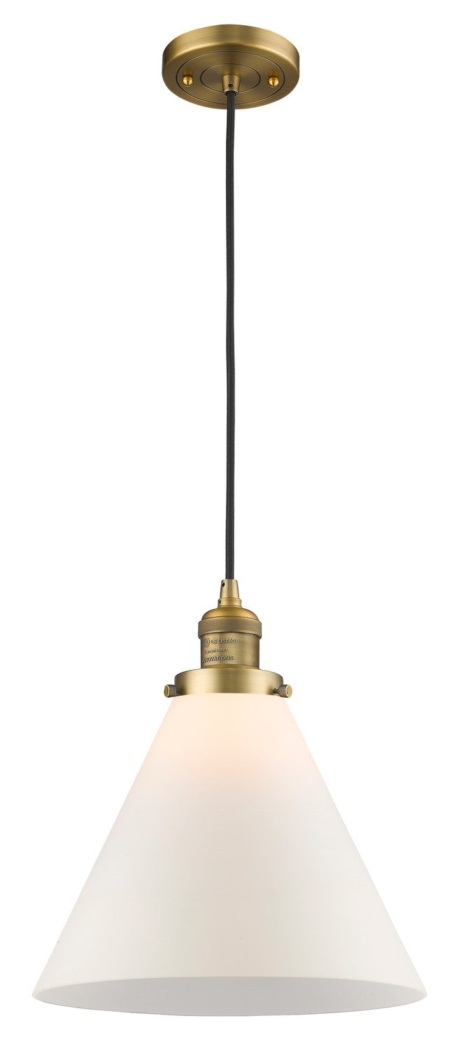 Innovations 201C-BB-G41-L One Light Mini Pendant, Brushed Brass